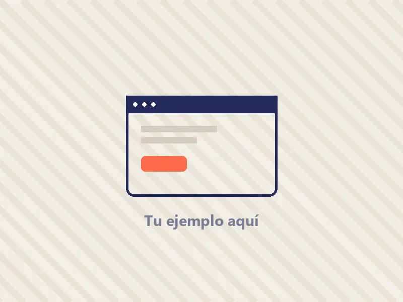 Aquí va tu ejemplo